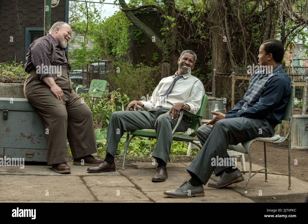 Recinzioni anno : 2016 USA Direttore : Denzel Washington Stephen McKinley Henderson, Denzel Washington, Russell Hornsby Foto Stock