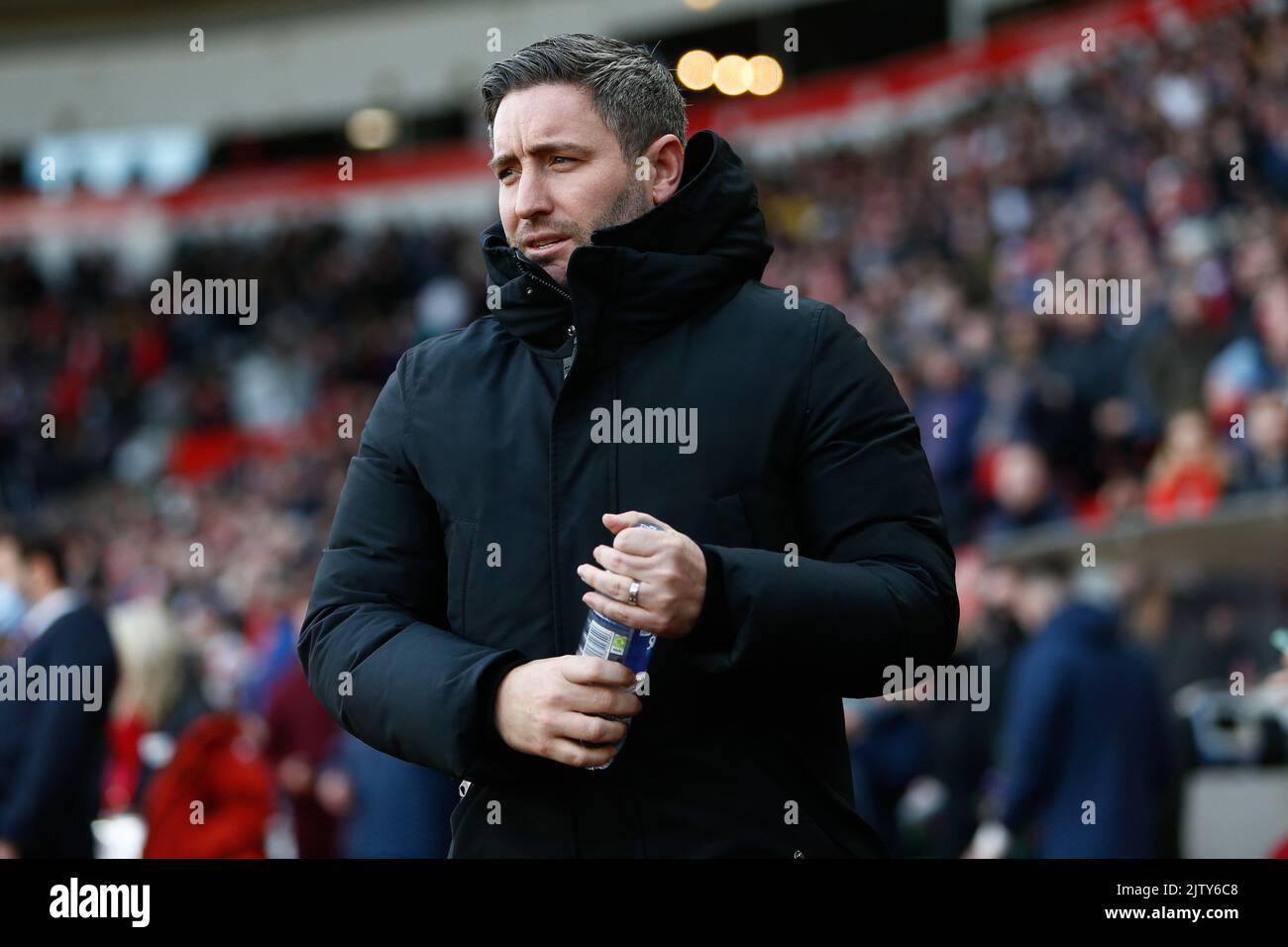 Foto del file datata 22-01-2022 del manager Hibernian Lee Johnson, che perderà questo fine settimana la partita Cinch Premiership a casa di Kilmarnock dopo aver subito un intervento chirurgico di rimozione della cistifellea d'emergenza. Data di emissione: Venerdì 2 settembre 2022. Foto Stock