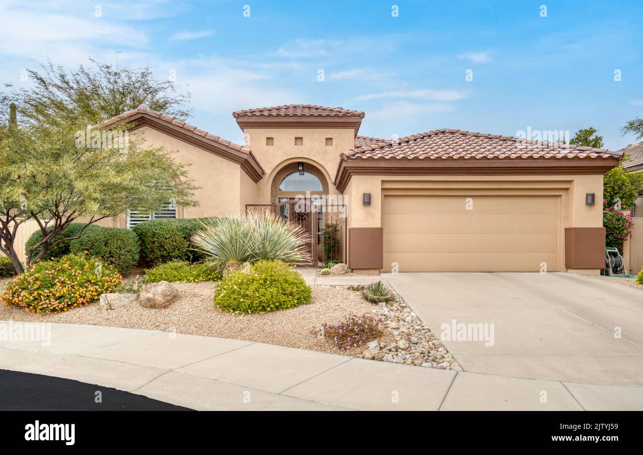 Una casa di lusso a scottsdale Foto Stock