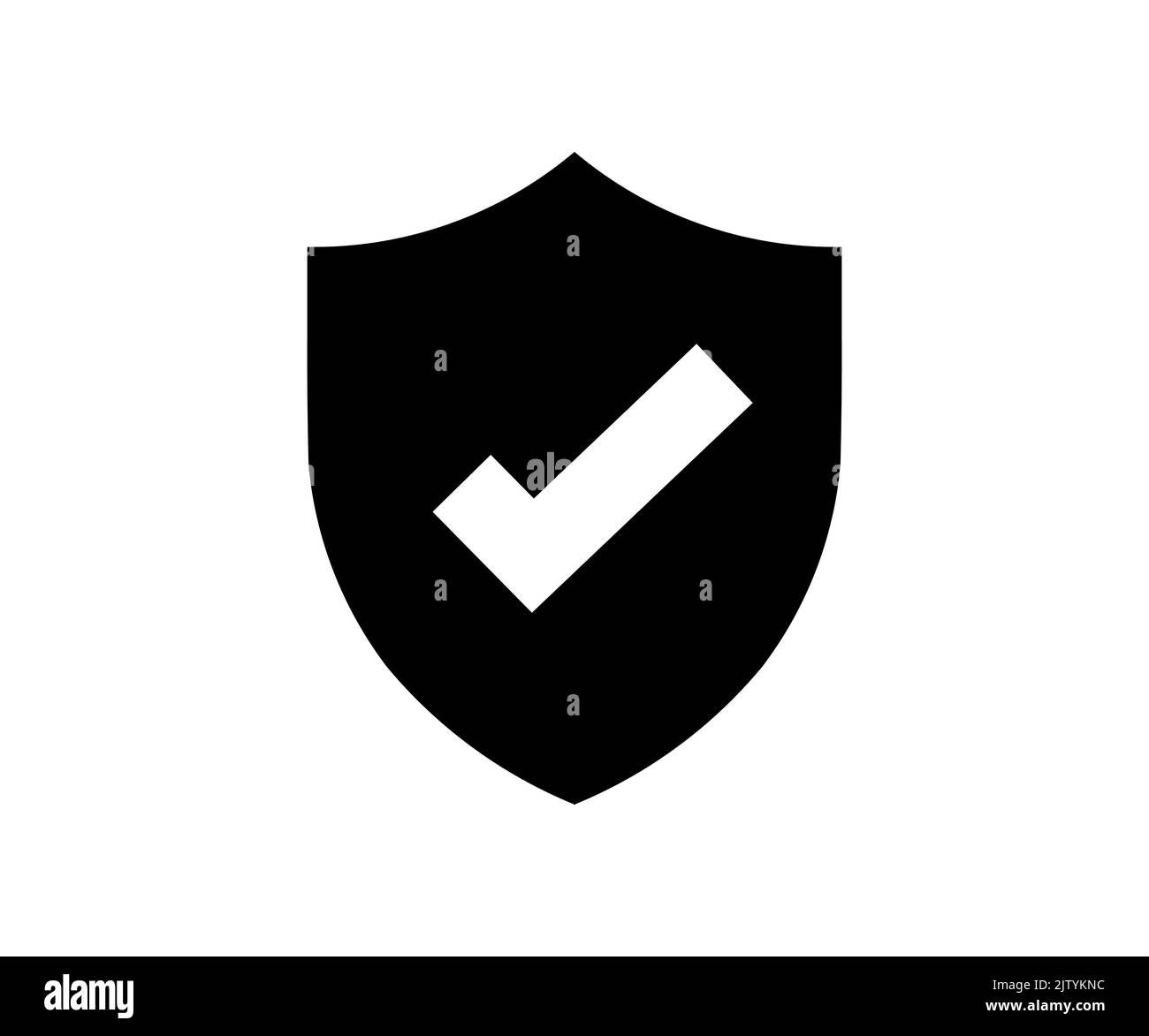 Web Security system astratto tecnologia logo design. Segno di spunta della protezione. Tecnologia di rete, digitale, protezione della progettazione di vettori di dati aziendali e finanziari. Illustrazione Vettoriale