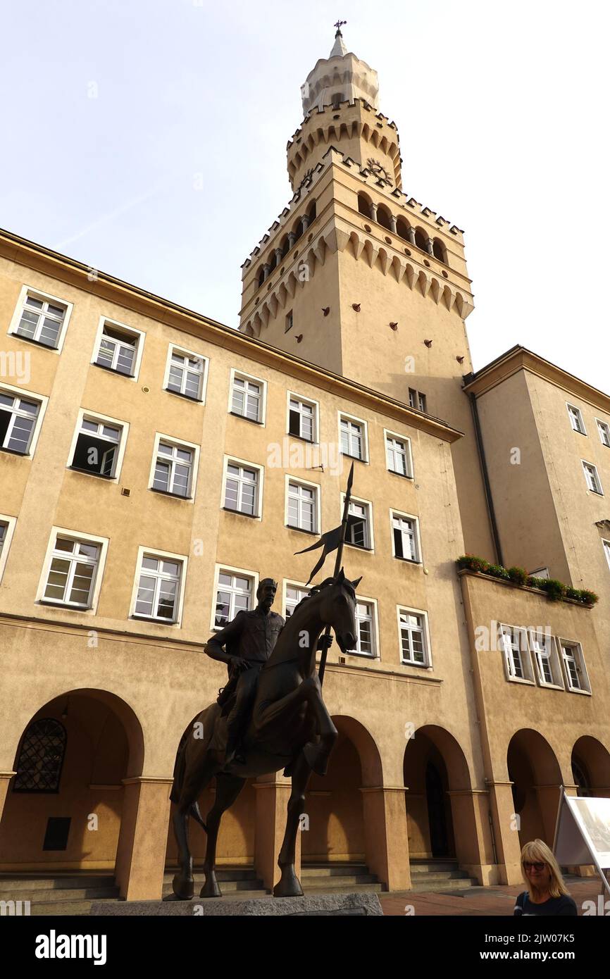 Casimir 1 di Opole, un duca silesiano, Opole, Polonia, Europa orientale Foto Stock