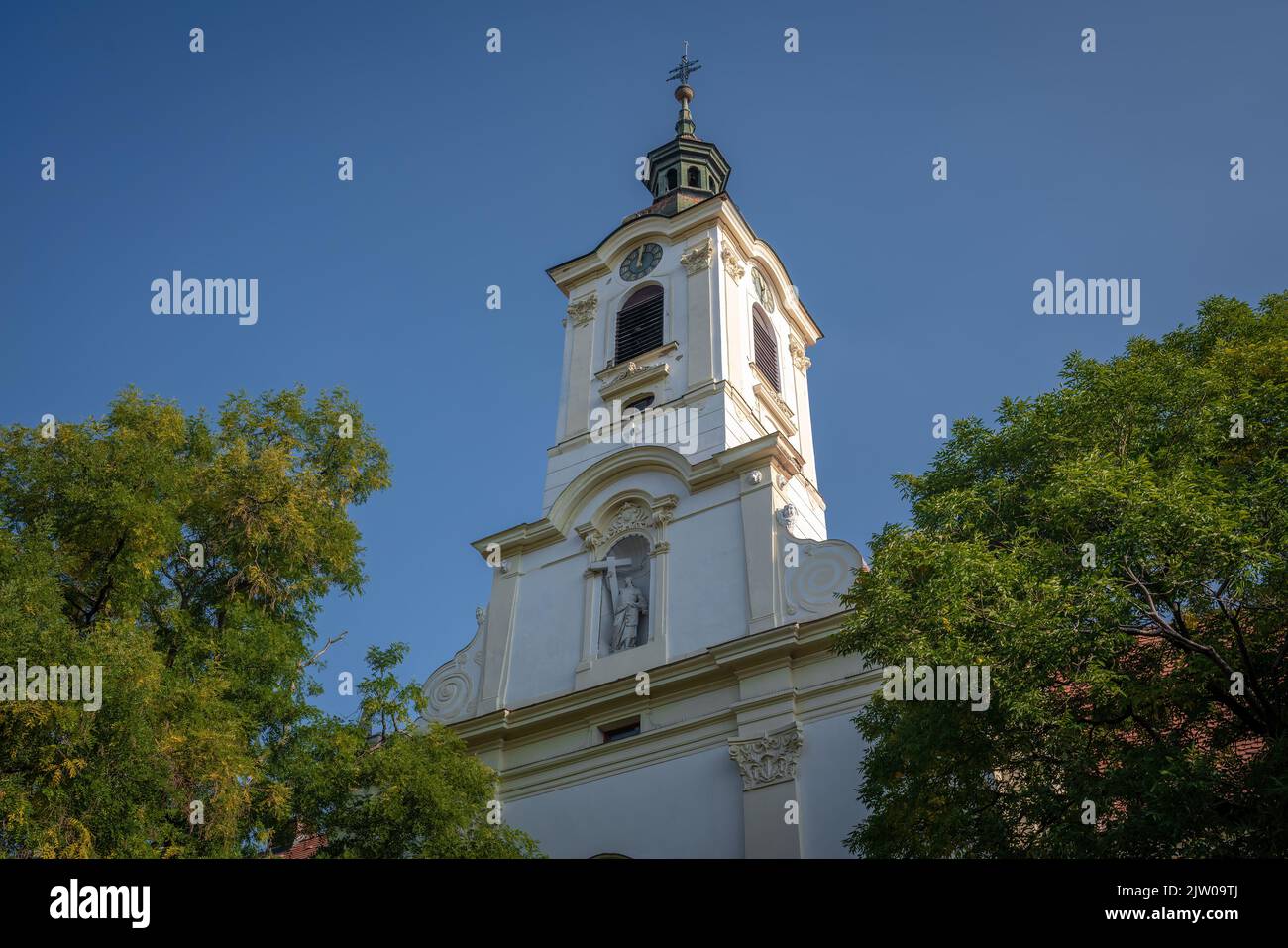 Chiesa dei fratelli misericordiosi - Bratislava, Slovacchia Foto Stock