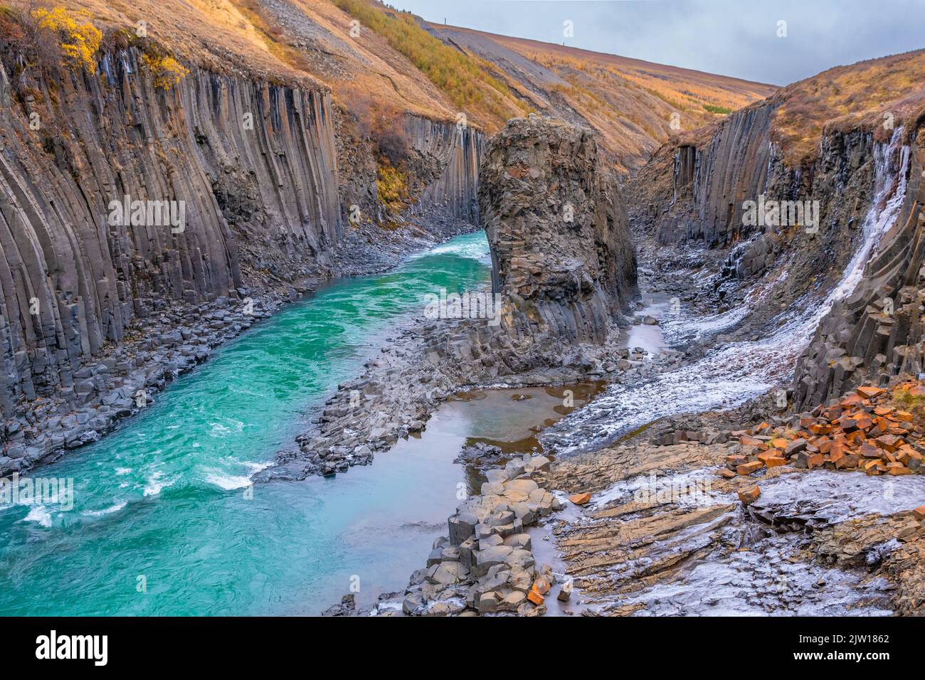 Incredibile Islanda viaggio intorno all'isola in Ring Road Foto Stock