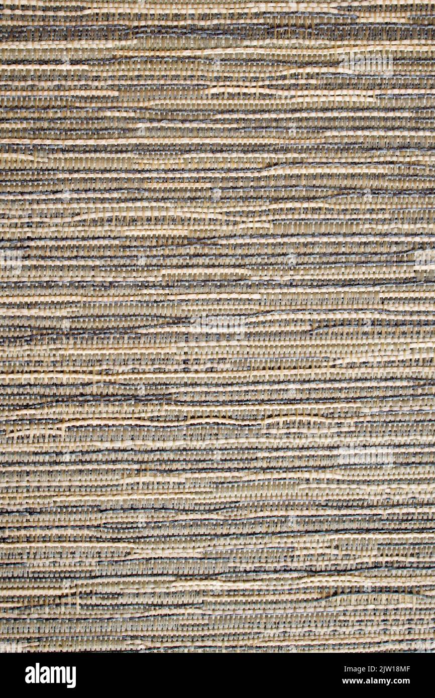 Sfondo pastello tessile con tessitura astratta di fili. Tessuto tufted sfondo multicolore. Foto Stock