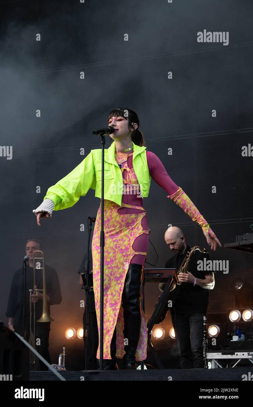 Bonobo si esibisce al Connect Festival 2022 al Royal Highland Centre di Edimburgo Foto Stock