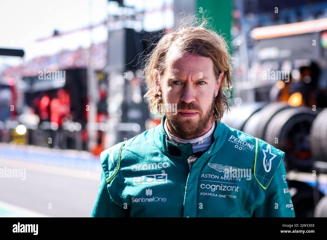 Zandvoort, Paesi Bassi. 03rd Set, 2022. ZANDVOORT, PAESI BASSI - SETTEMBRE 3: Durante la prova finale davanti al Gran Premio di Formula 1 olandese a Cicuit Zandvoort il 3 Settembre 2022 a Zandvoort, Paesi Bassi (Foto di Marcel ter Bals/Orange Pictures) Credit: Orange Pics BV/Alamy Live News Foto Stock