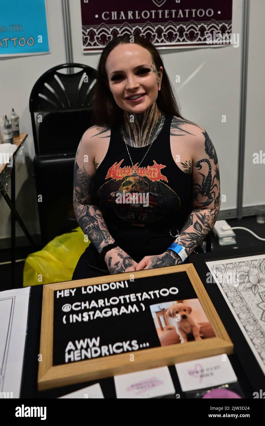 Il Big London Tattoo Show si è tenuto a Excel London, Londra, Regno Unito. 3rd settembre 2022. Foto Stock