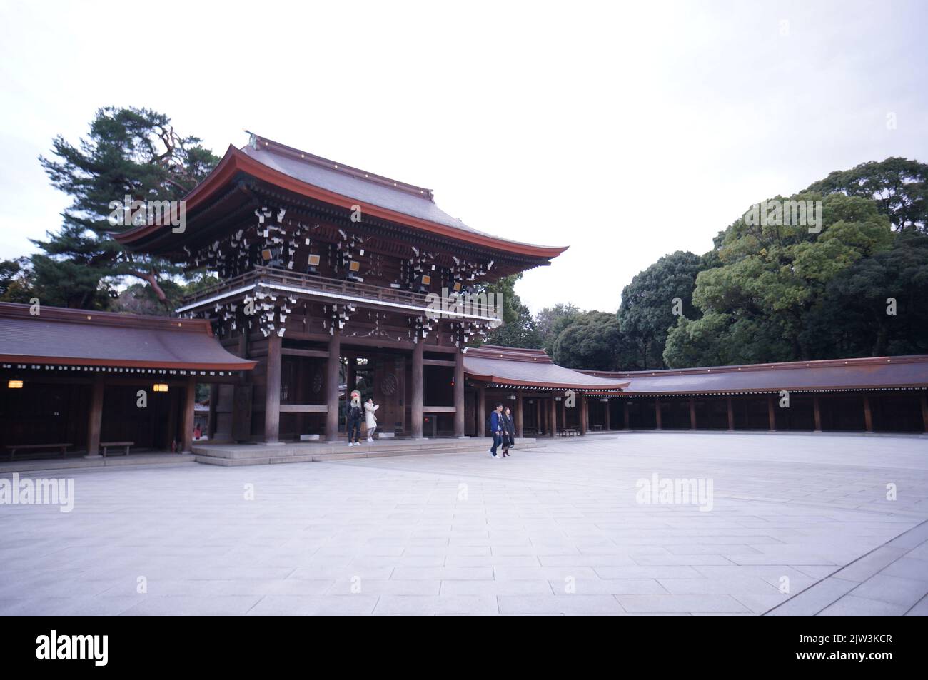 Il Tempio di Meiji Tokyo Foto Stock
