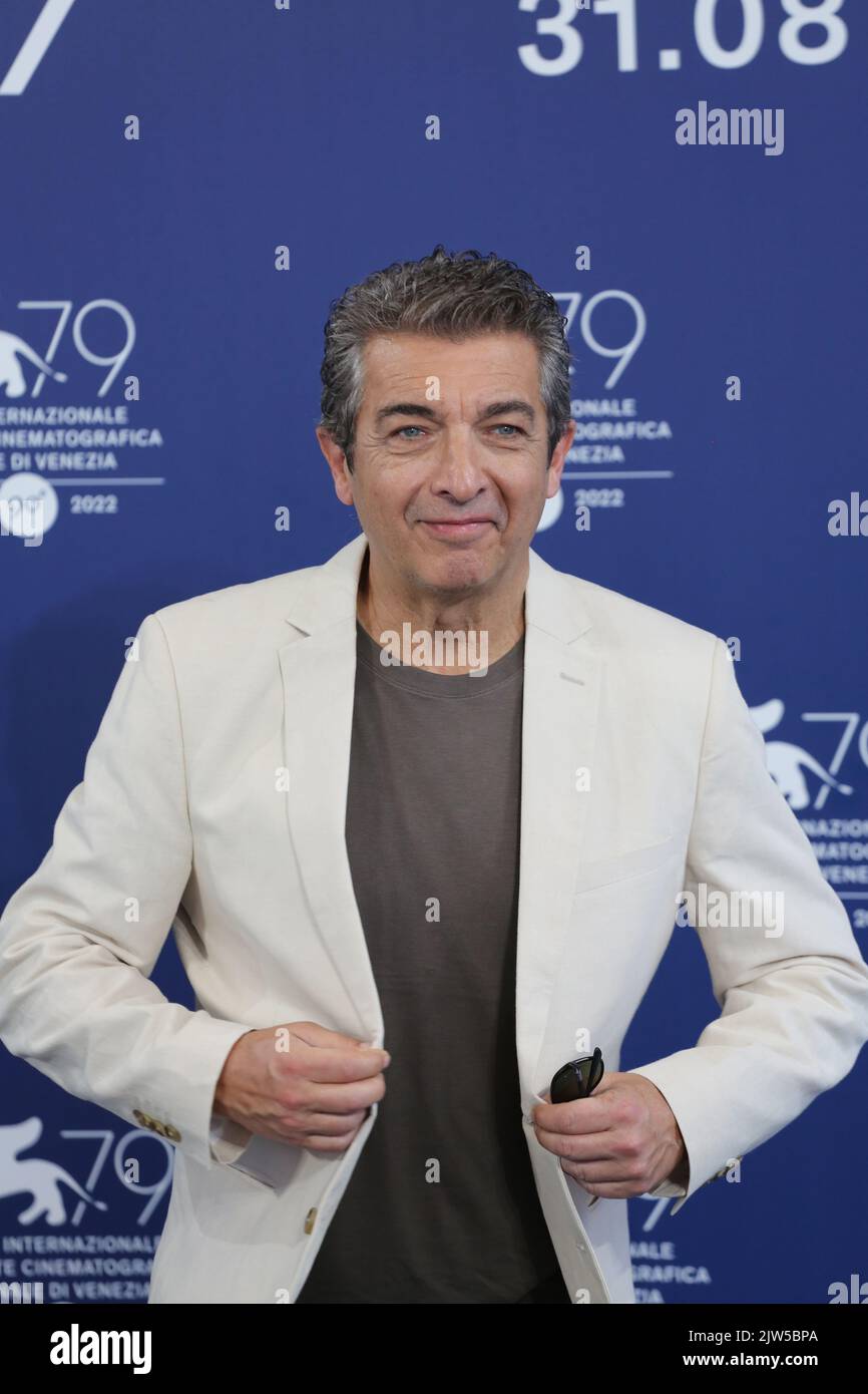 Venezia, Italia, 3rd settembre 2022, Ricardo Darin alla fotocellula per il film Argentina, 1985 al 79th° Festival di Venezia in Italia. Credit: Doreen Kennedy/Alamy Live News Foto Stock