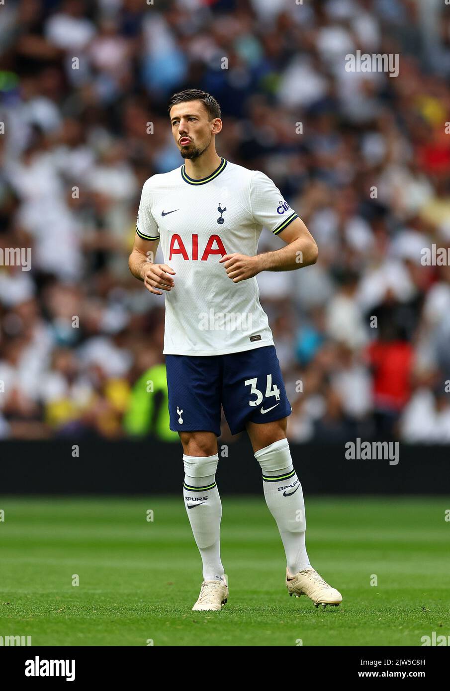 Londra, Inghilterra, 3rd settembre 2022. Clement Lenglet di Tottenham durante la partita della Premier League al Tottenham Hotspur Stadium, Londra. Il credito di foto dovrebbe essere: David Klein / Sportimage Foto Stock