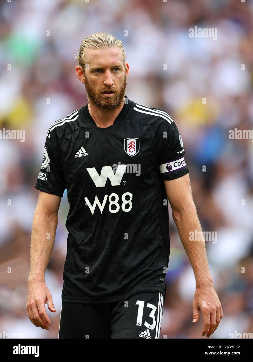 Londra, Inghilterra, 3rd settembre 2022. Tim Ream di Fulham durante la partita della Premier League al Tottenham Hotspur Stadium, Londra. Il credito di foto dovrebbe essere: David Klein / Sportimage Foto Stock