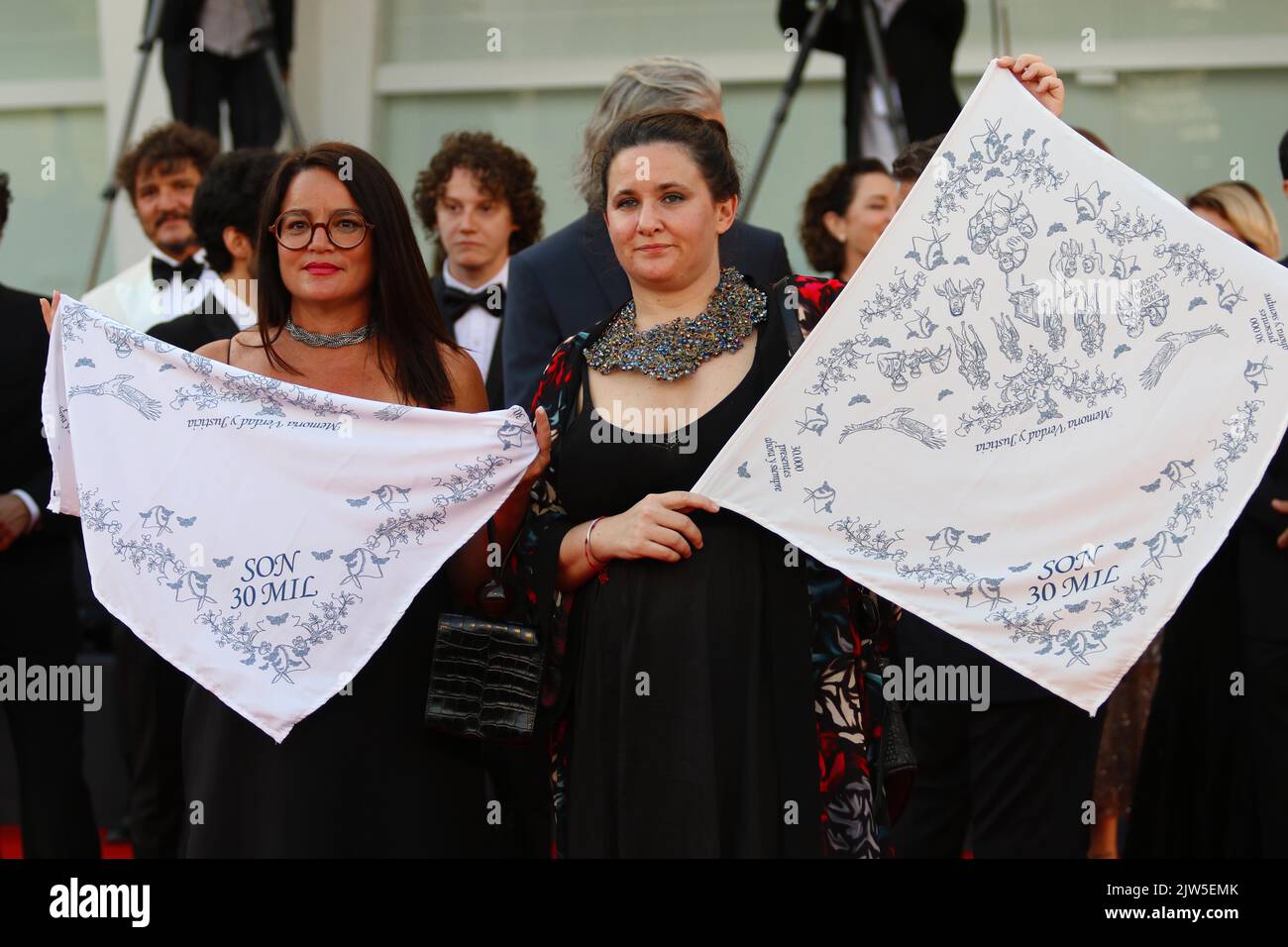 Italia, Lido di Venezia, 3 settembre 2022 : tappeto rosso 'Argentina 1985' al 79th° Festival Internazionale del Cinema di Venezia, il 3 settembre 2022 a Venezia. Foto © Ottavia da Re/Sintesi/Alamy Live News Foto Stock