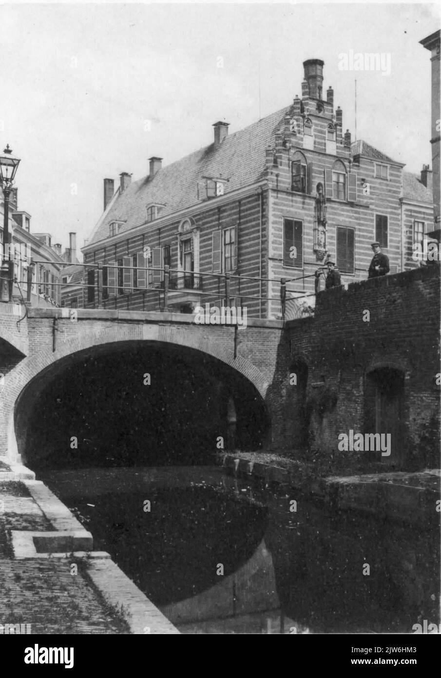 Il vecchio canale / senza Jacobie Brug / è raro mai / nell'eternità / più da vedere / 1912 / J.P.C.gr ... / sul mio carico / fabbricato Foto Stock