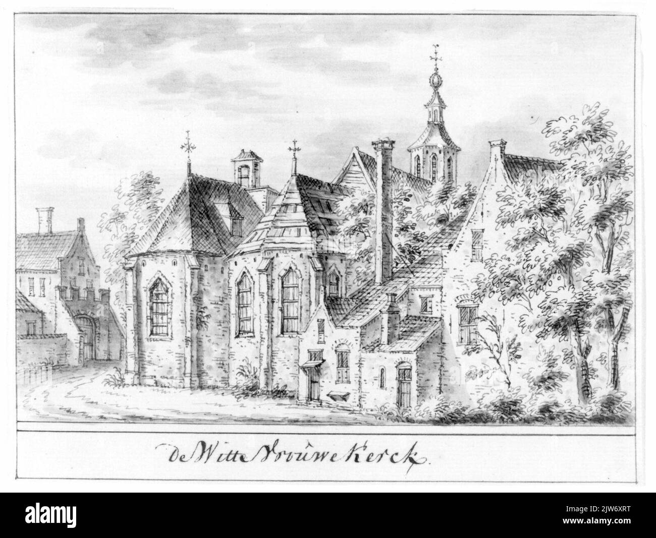 La signora Bianca Kerck Foto Stock