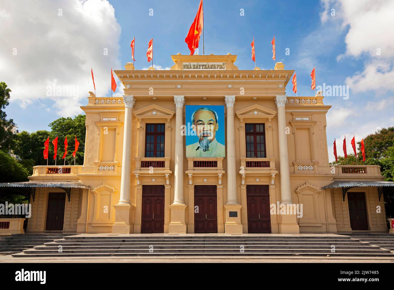 Teatro dell'Opera di Hai Phong, Vietnam Foto Stock