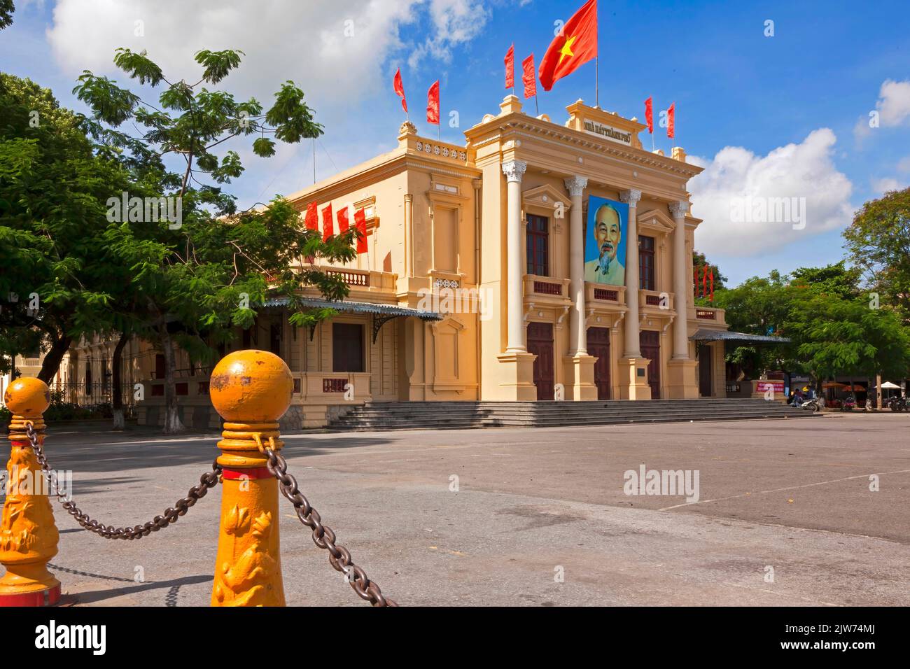 Teatro dell'Opera di Hai Phong, Vietnam Foto Stock