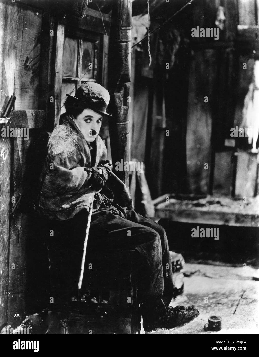 CHARLIE CHAPLIN in THE GOLD RUSH 1925 regista / scrittore CHARLES CHAPLIN Charles Chaplin Productions / United Artists Foto Stock