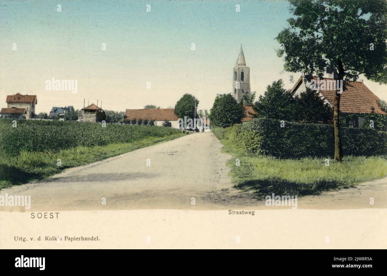 Soest Straatweg recto Foto Stock