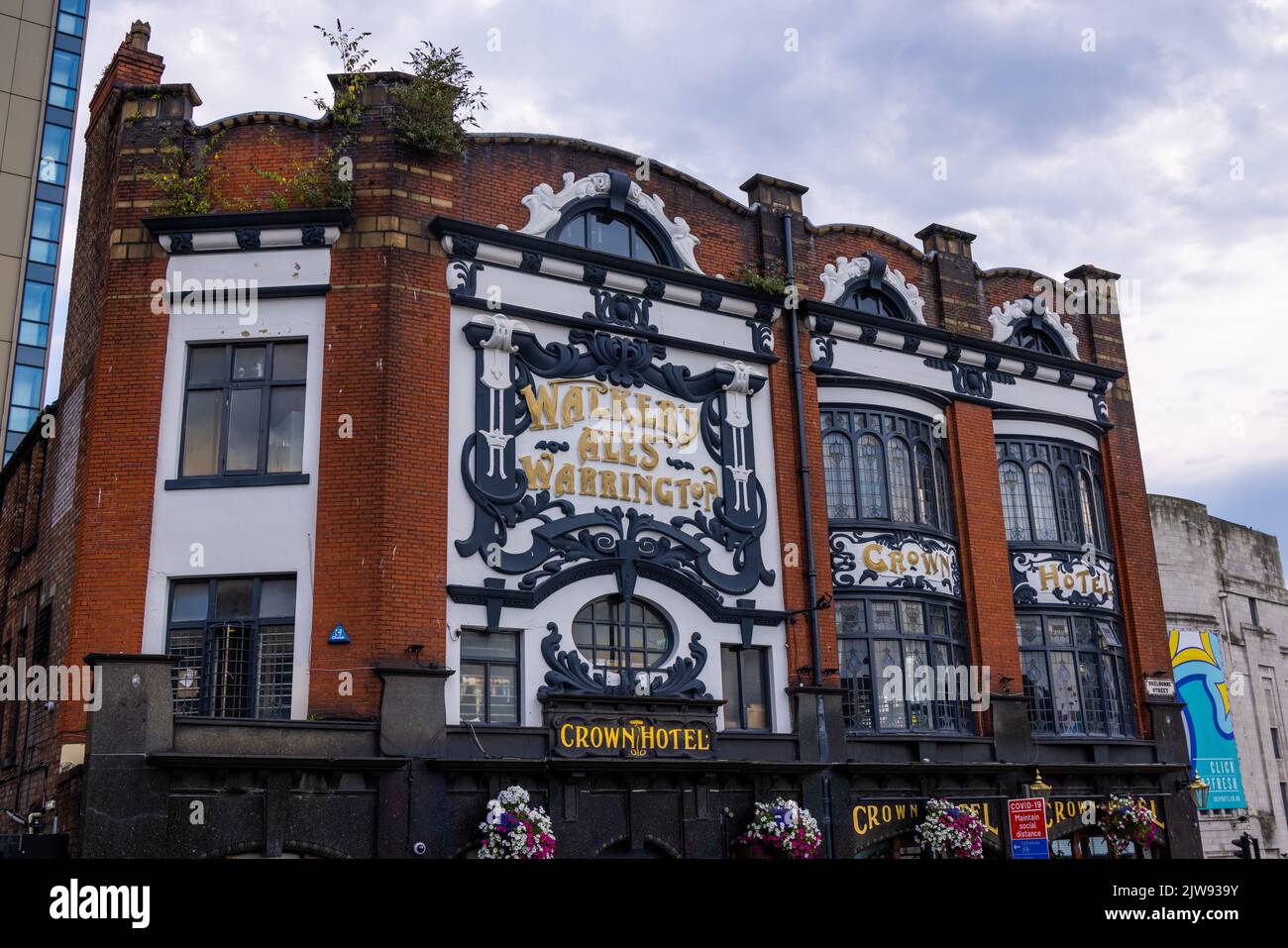 Beautiful Crown Hotel a Liverpool - LIVERPOOL, Regno Unito - 16 AGOSTO 2022 Foto Stock