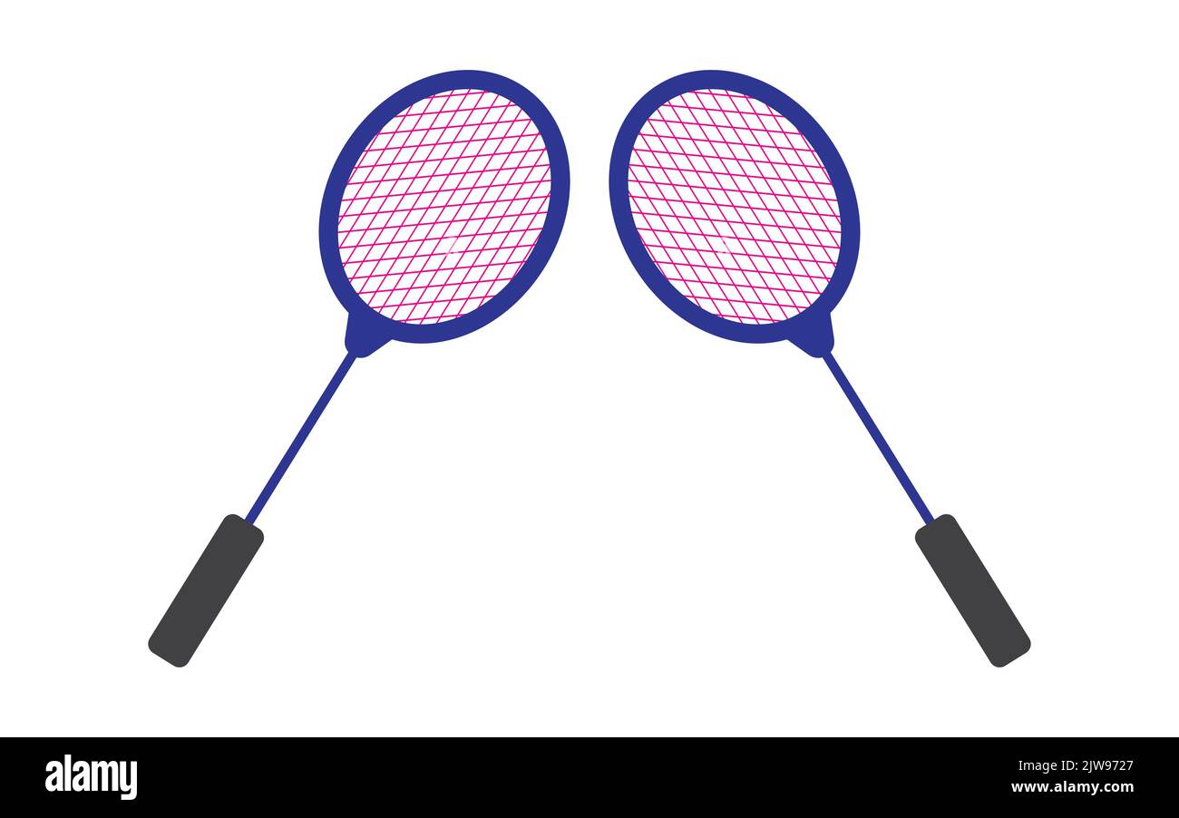 Logo Professional Badminton Sports Team Championship Illustrazione Vettoriale