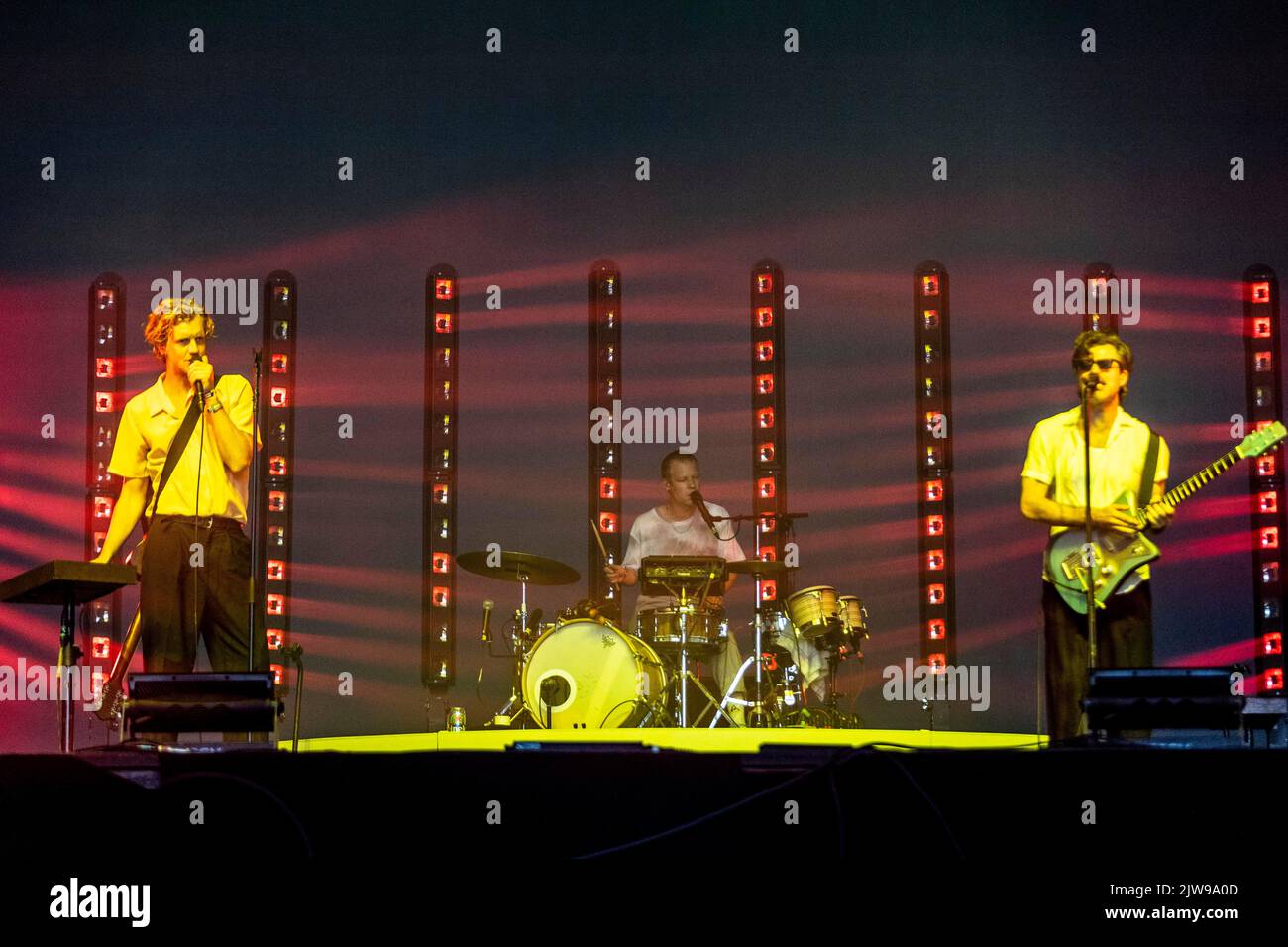 Biddinghuizen, Olanda 19 agosto 2022 Balthazar live at Lowlands Festival 2022 © Roberto Finizio/ Alamy Foto Stock