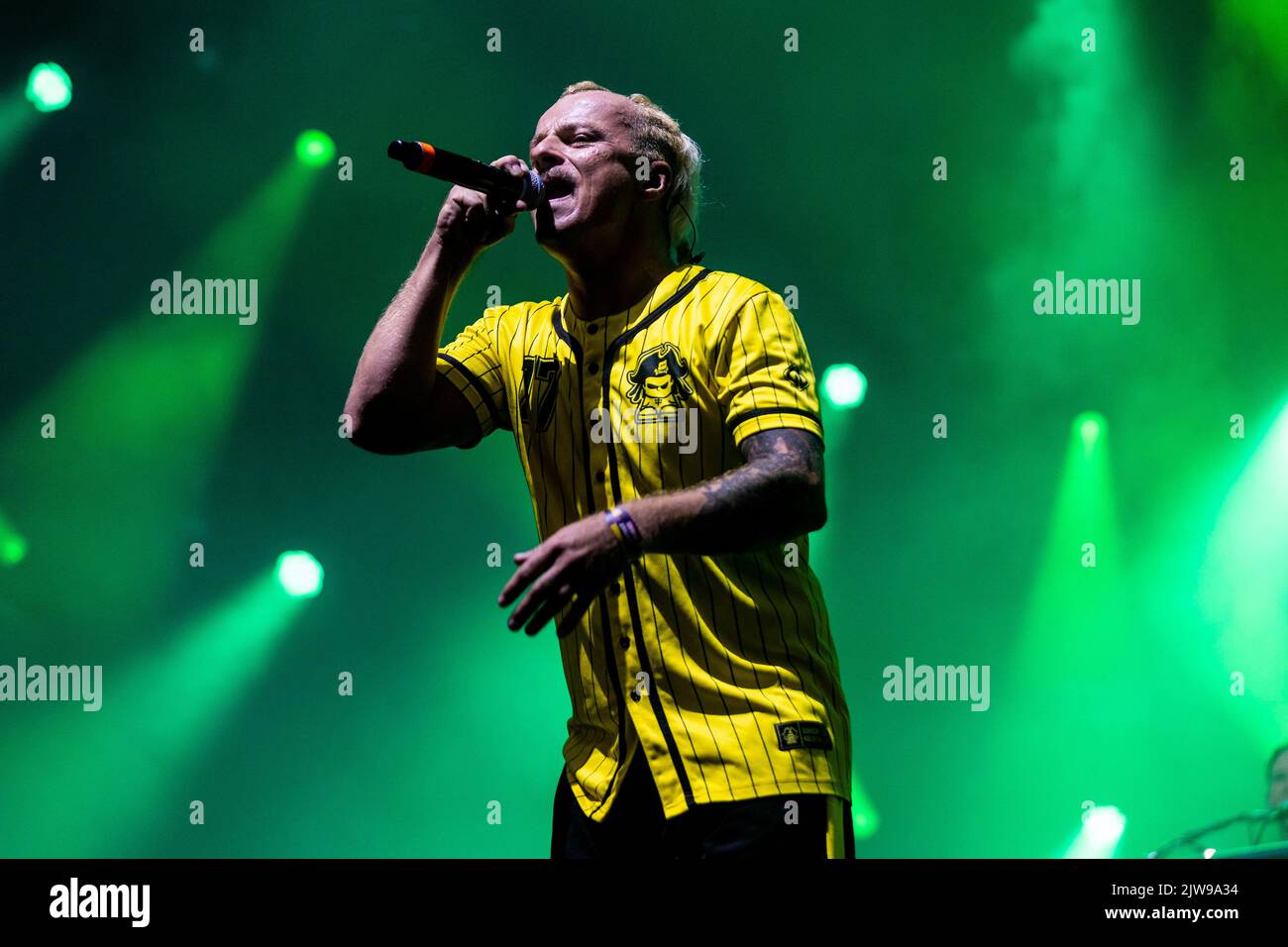 Biddinghuizen, Olanda 19 agosto 2022 Dubioza kolektiv live at Lowlands Festival 2022 © Roberto Finizio/ Alamy Foto Stock