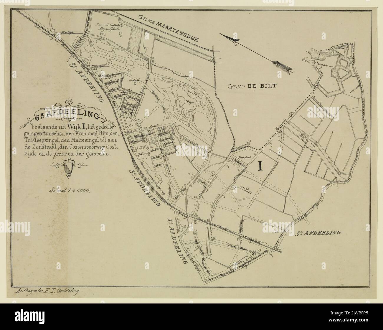 6th Dipartimento/ costituito dal distretto i .... Foto Stock