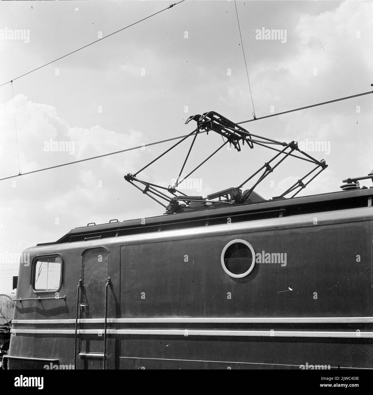 Immagine del cliente Power della locomotiva elettrica n° 1307 (serie 1300) del N.S. Foto Stock