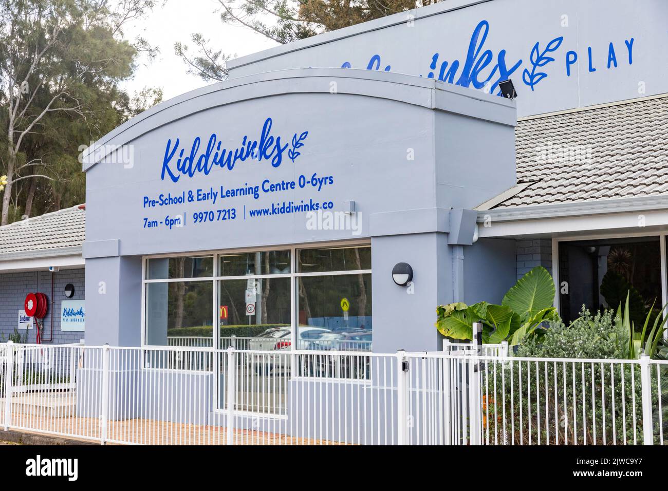 Sydney, Australia, Kiddiwinks apprendimento precoce e pre Schoo lcenter per l'educazione e il gioco dei bambini, NSW, Australia Foto Stock