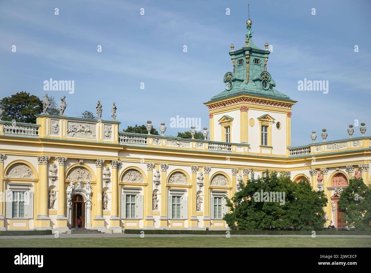 Wilanow Palace di Varsavia POLONIA Foto Stock