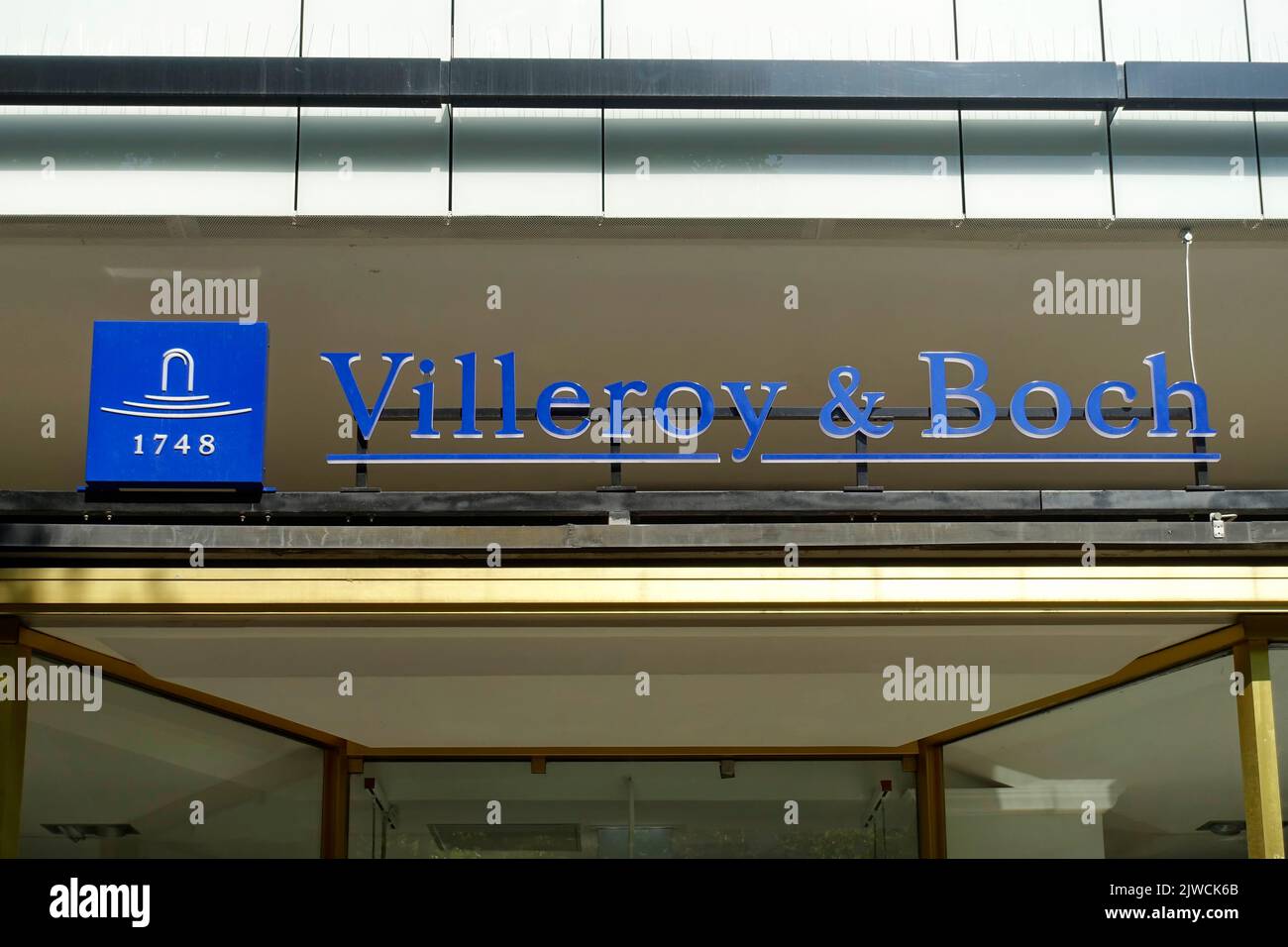 Filiale di Villeroy & Boch, produttore tedesco di ceramiche, Berlino, Germania Foto Stock