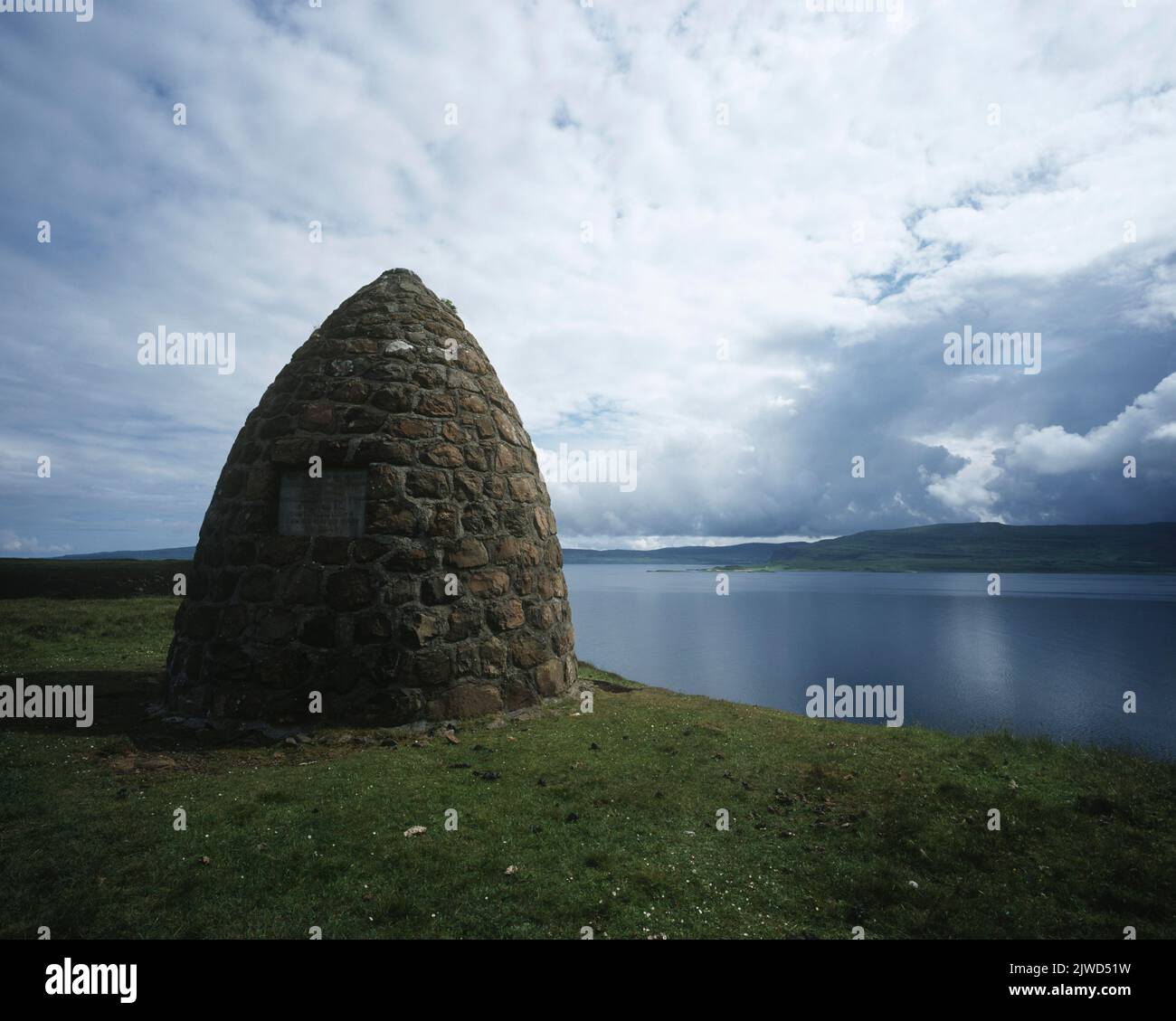Memoriale vicino all'isola Boreraig di Skye Scozia, Credit: Jeny McMillan / Avalon Foto Stock