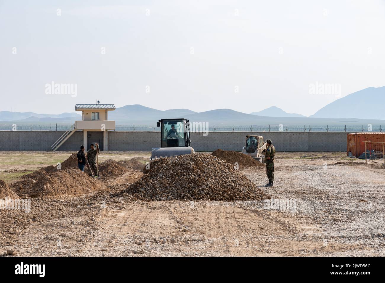 Bundeswehr in Afghanistan - campo Shaheen Foto Stock