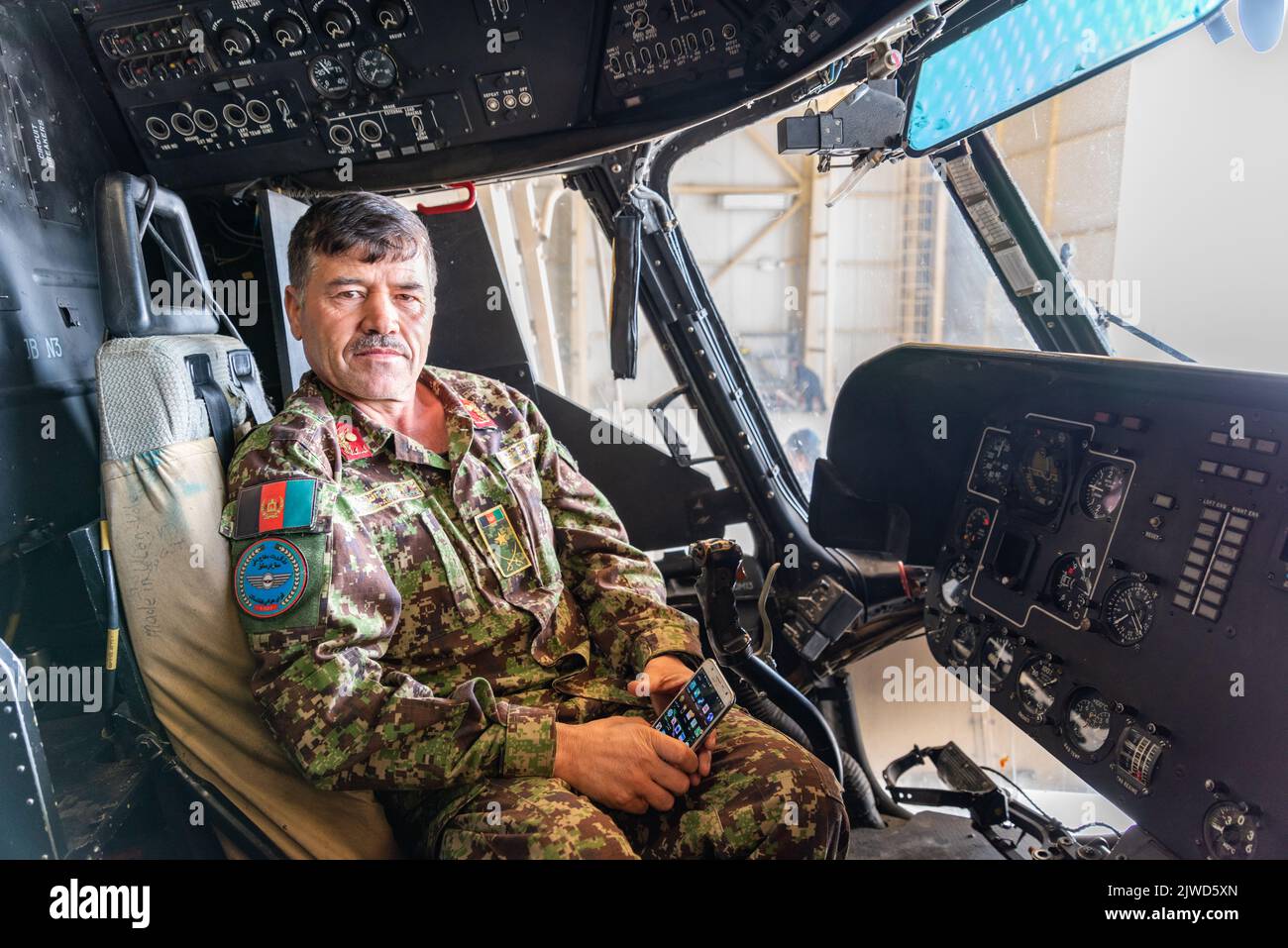 Bundeswehr in Afghanistan - Luftwaffenstützpunkt der afghischen Nationalarmee und Camp Marmal Foto Stock