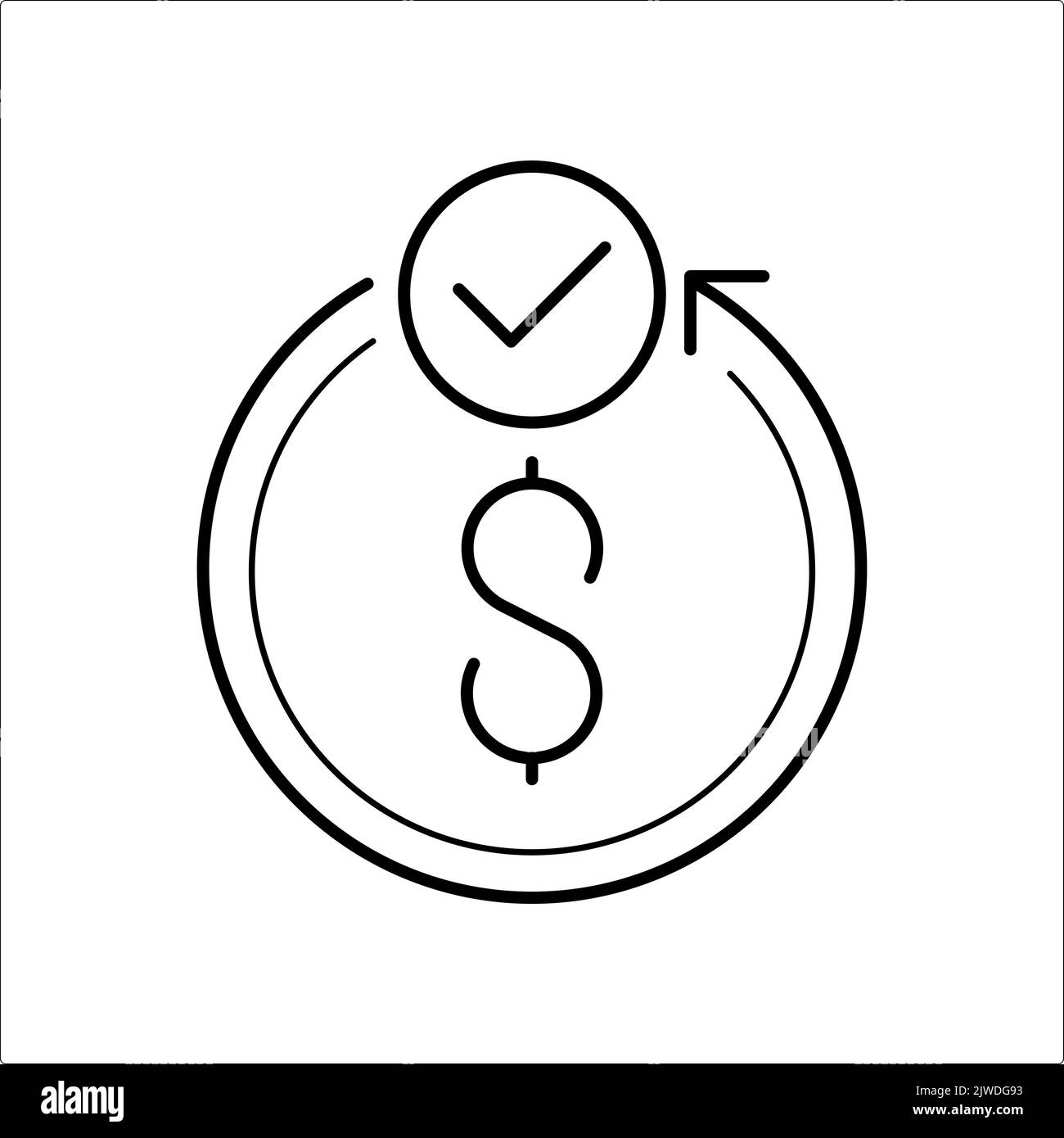 gestione finanziaria, i vostri servizi finanziari per rimanere in un punto sicuro Illustrazione Vettoriale