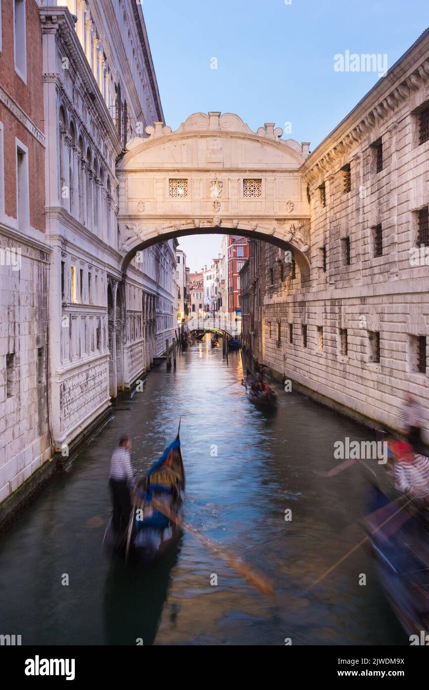 Ponte dei Sospiri, Venezia, Italia. Foto Stock