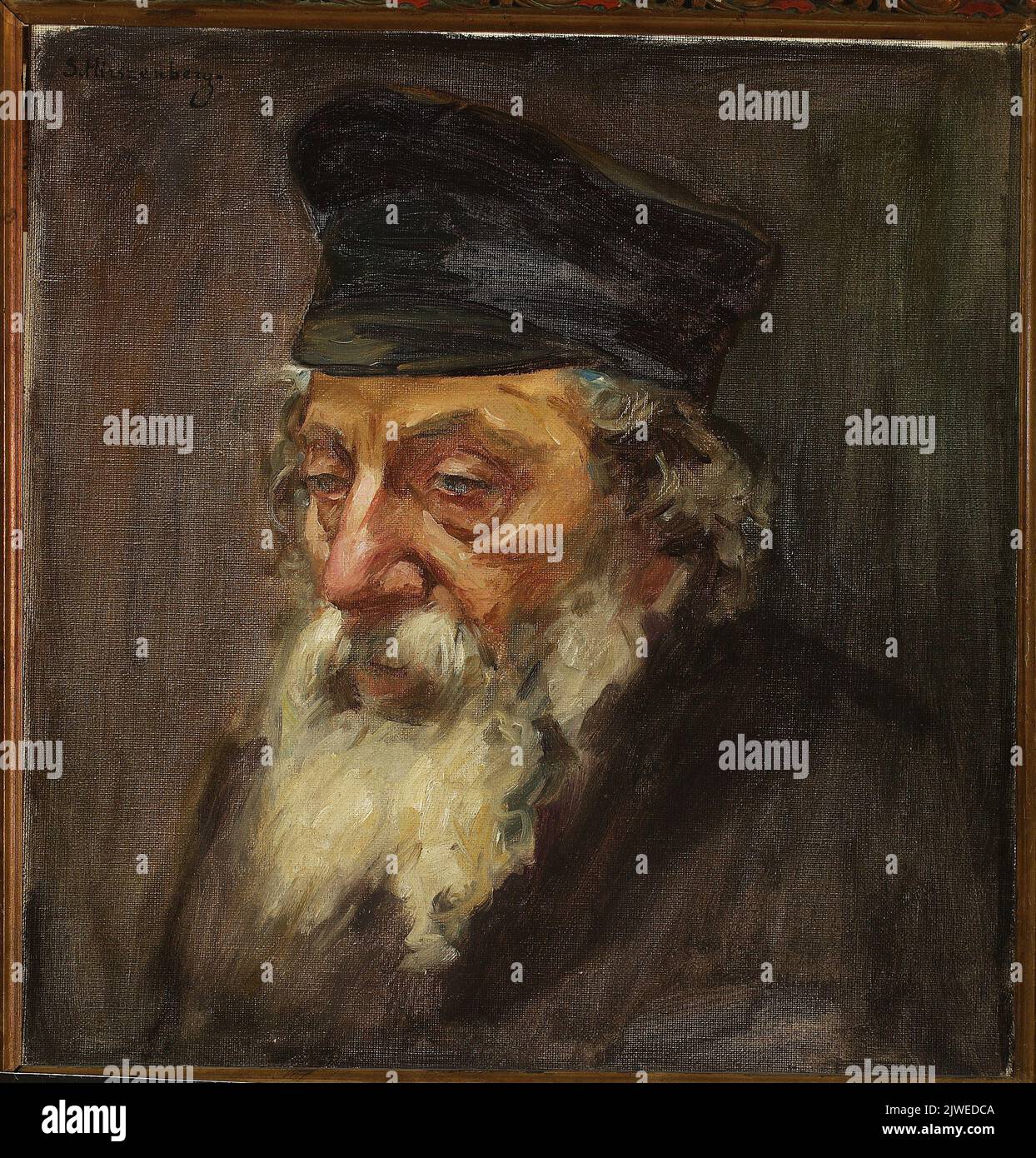 Capo di un ebreo. Hirszenberg, Samuel (1865-1908), pittore Foto Stock