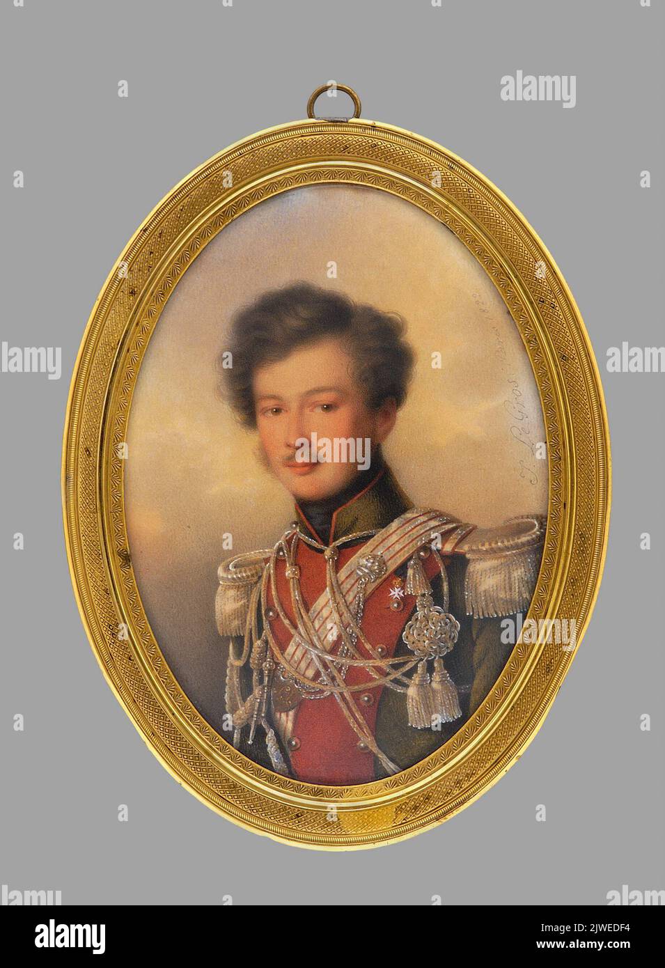 Henri Ernest Charles hr.de Preissac książę d'Esclignac((1796-1865). Legros, Jacques-Marie (fl. 1817-1824), pittore Foto Stock