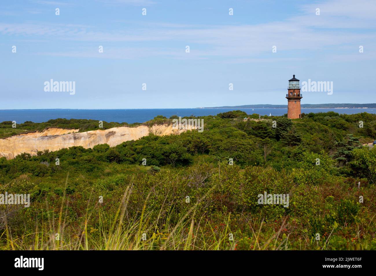 Gay-Capo Faro, Aquinnah, Martha's Vineyard, Massachusetts, STATI UNITI D'AMERICA Foto Stock