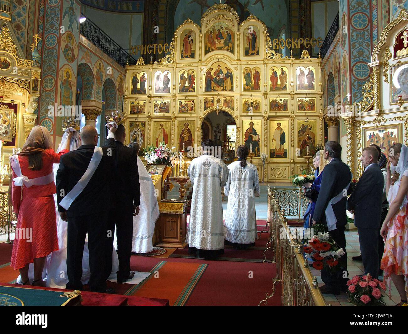 Lettonia, riga. Riga Cattedrale Ortodossa della Natività di Cristo. La principale chiesa ortodossa di riga, aperta nel 1884. Foto Stock