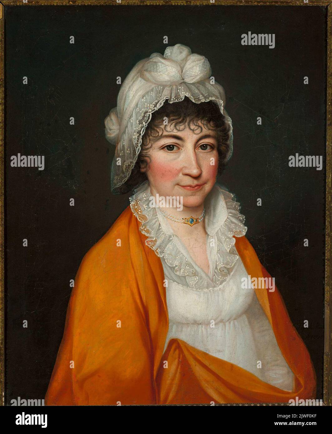 Ritratto di una donna sconosciuta. Topolski, Maciej (1766-1812), pittore Foto Stock