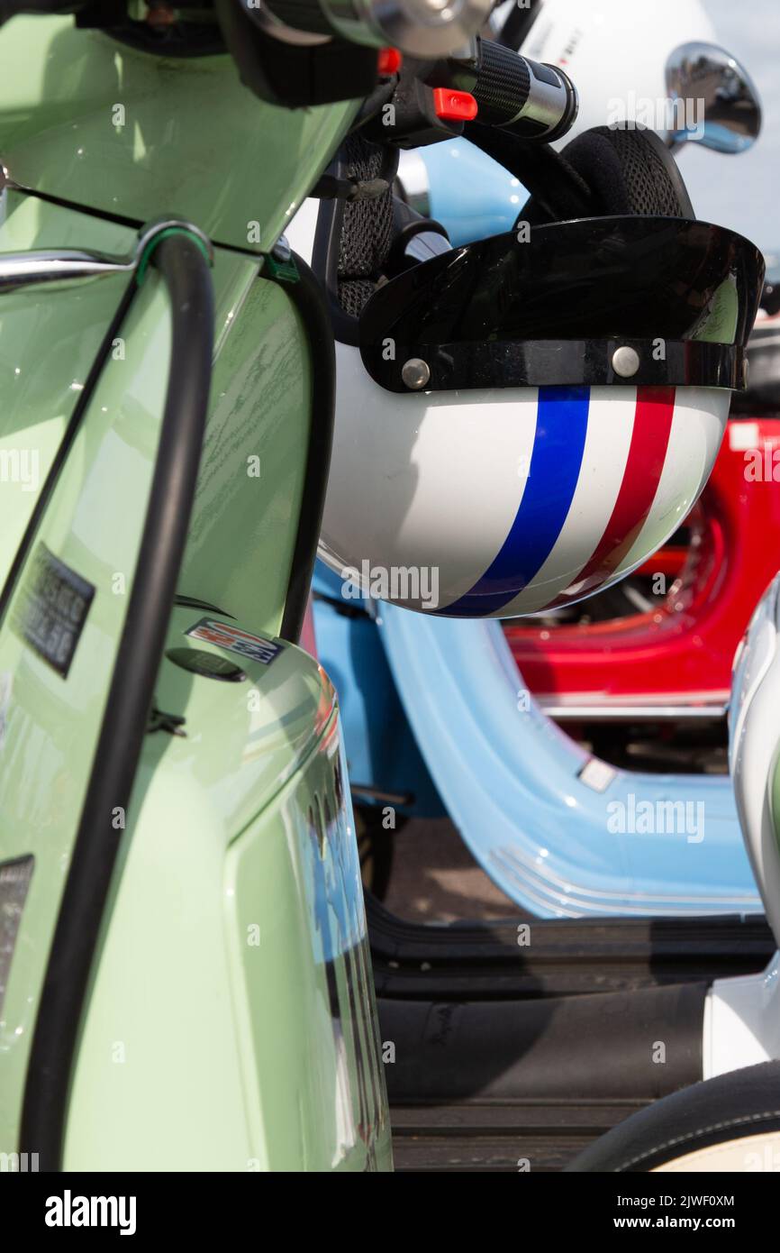 Isola di Wight Scooter Rally 2022 Foto Stock