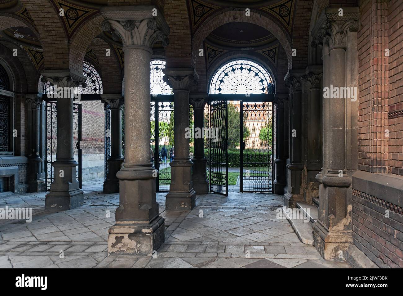 Interno dell'Università Nazionale di Chernivtsi, ex residenza dei Metropoliti Bukoviniani e Dalmati a Chernivtsi, Ucraina Foto Stock