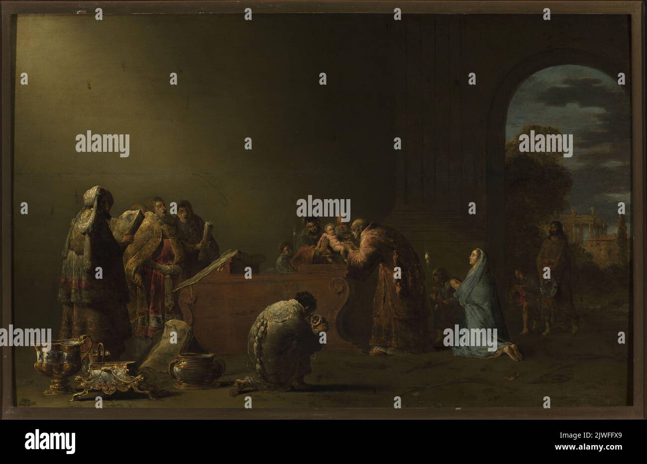 Circoncisione di Cristo. Bramer, Leonaert (1596-1674), pittore Foto Stock