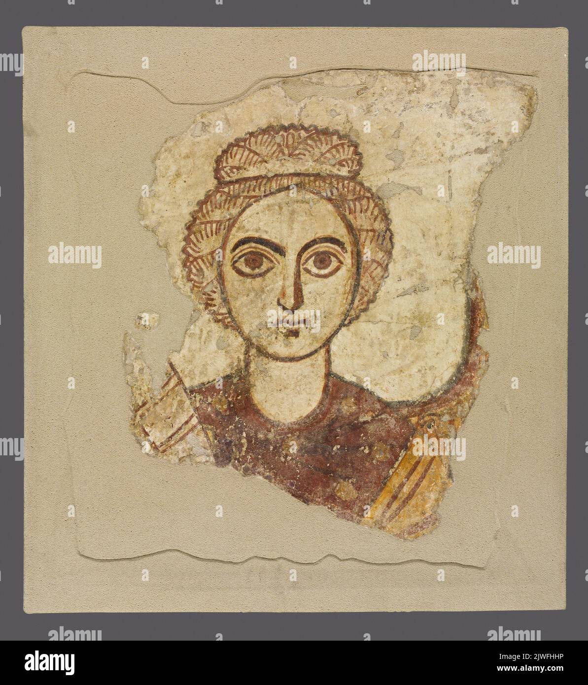 Malowidło ścienne: Archanioł Michał. Sconosciuto, autore Foto Stock