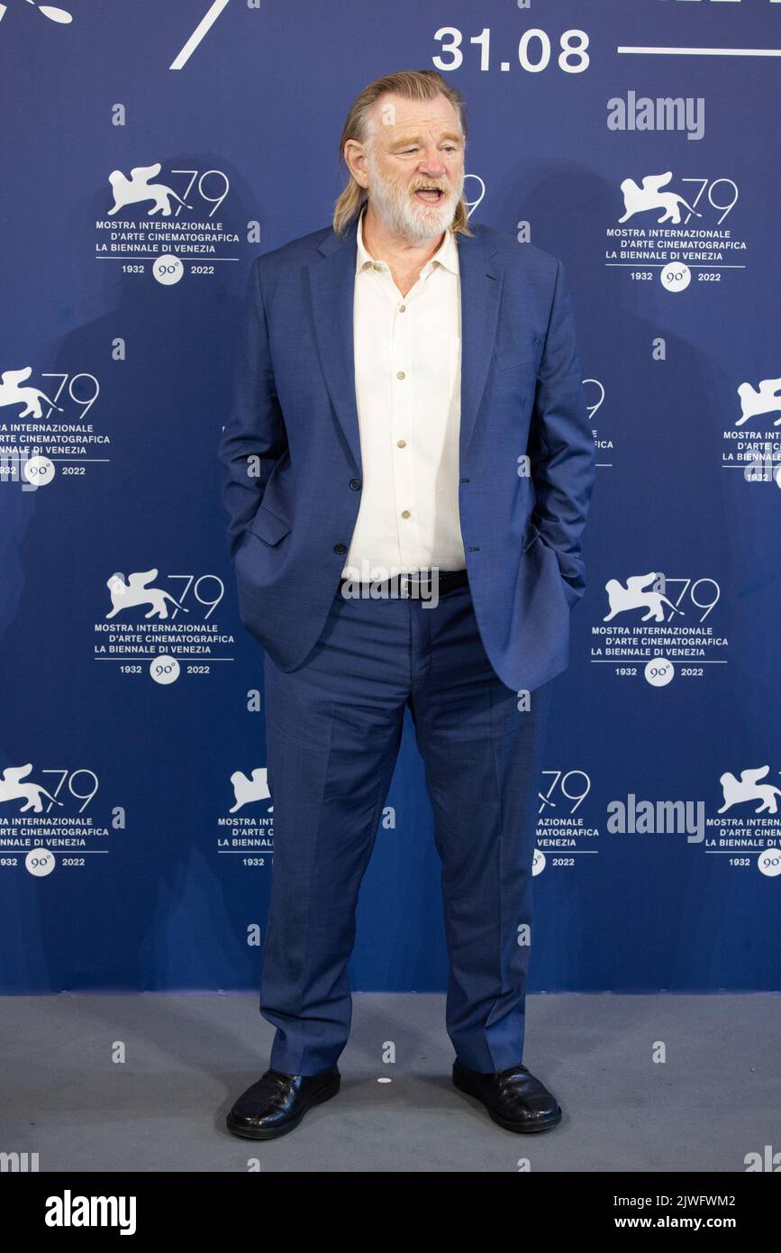 Lido di Venezia, Italia. 05th Set, 2022. Brendan Gleeson partecipa alla fotocellula per i "The Banshees of Inisherin" al 79th° Festival Internazionale del Cinema di Venezia, il 05 settembre 2022 a Venezia. © Photo: Cinzia Camela. Credit: Independent Photo Agency/Alamy Live News Foto Stock