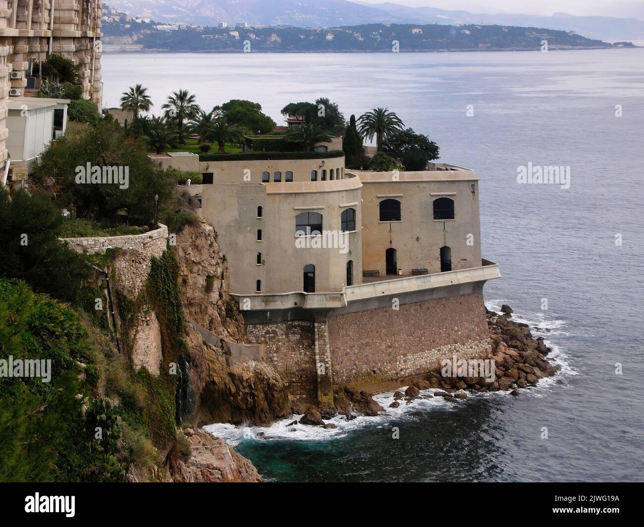 Monaco Montecarlo Principato veduta aerea del paesaggio urbano. Costa Azure. Francia Foto Stock