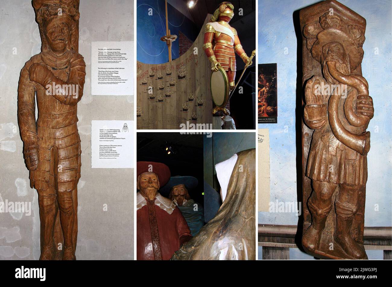 Il Museo Vasa è uno dei musei più visitati della Scandinavia. Navi antiche e antichi cimeli nautici in perfette condizioni. Foto Stock