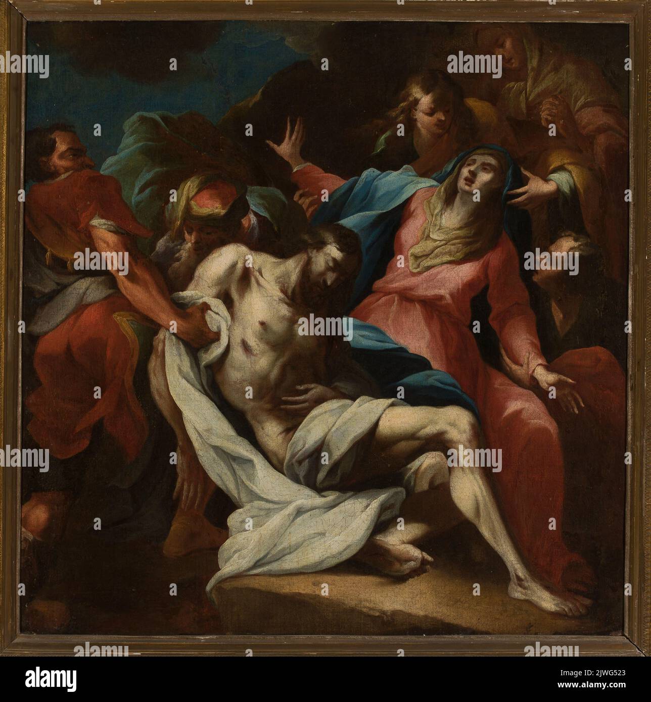 Discesa dalla Croce. Sconosciuto, pittore Foto Stock