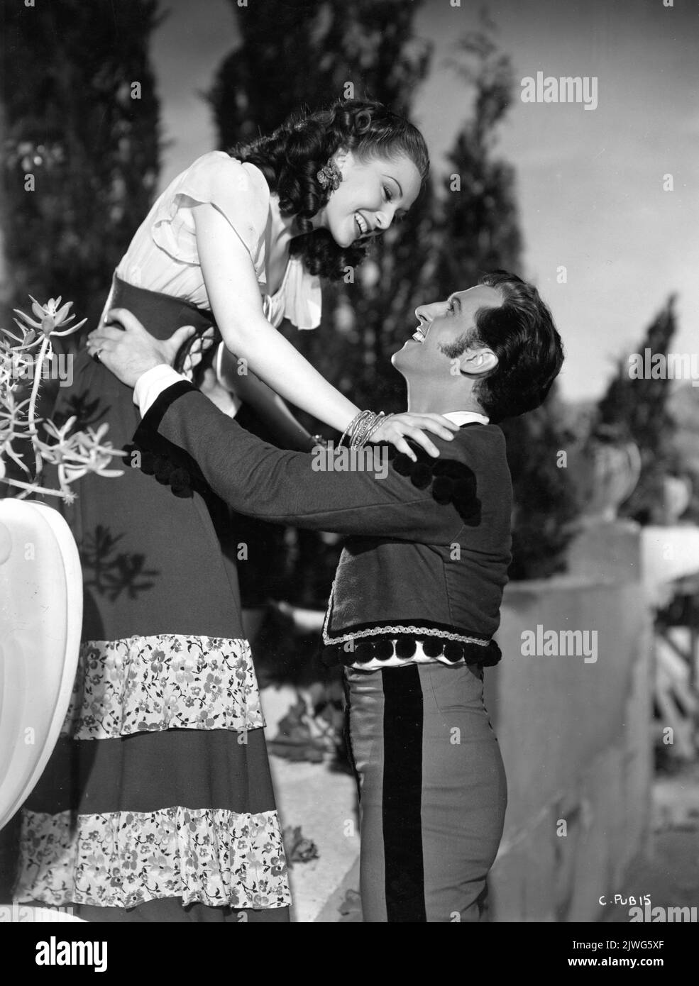 JEAN KENT e STEWART GRANGER in CARAVAN 1946 regista ARTHUR CRABTREE romanzo Eleanor Smith sceneggiatura Roland Pertwee costume design Elizabeth Haffenden produttore Harold Huth Gainsborough Pictures / General Film Distributors (GFD) Foto Stock